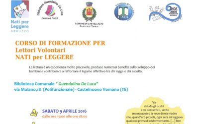 Corso per lettori volontari NATI per LEGGERE