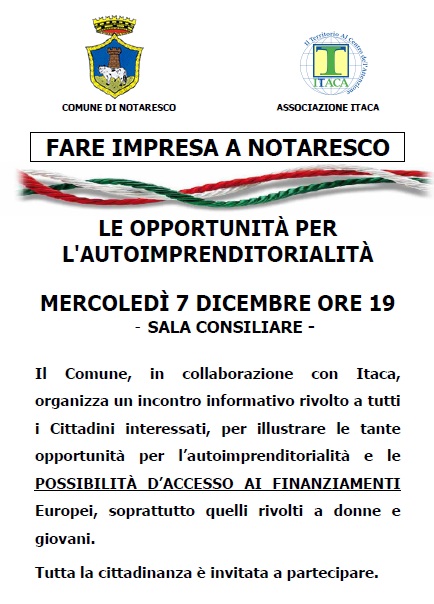 News – Fare impresa a Notaresco
