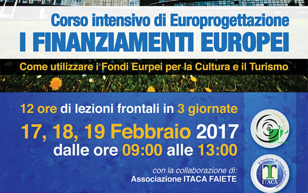 I finanziamenti europei: corso di EuroProgettazione