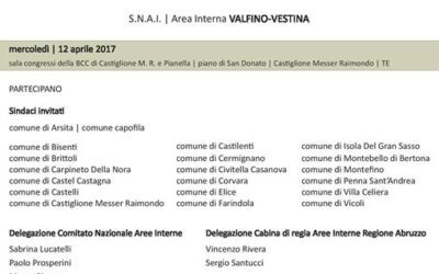 SNAI Area Interna VALFINO-VESTINA-VOMANO
